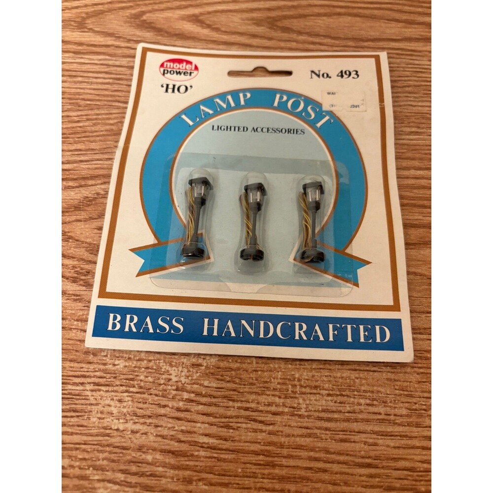 Ho Vintage Model Power #493 Lamposts - W/Brass Parts - New- S31Ww